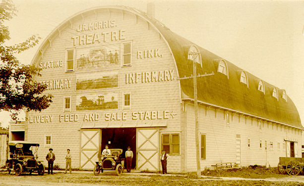 Jewell City Kansas stable when used as a theater